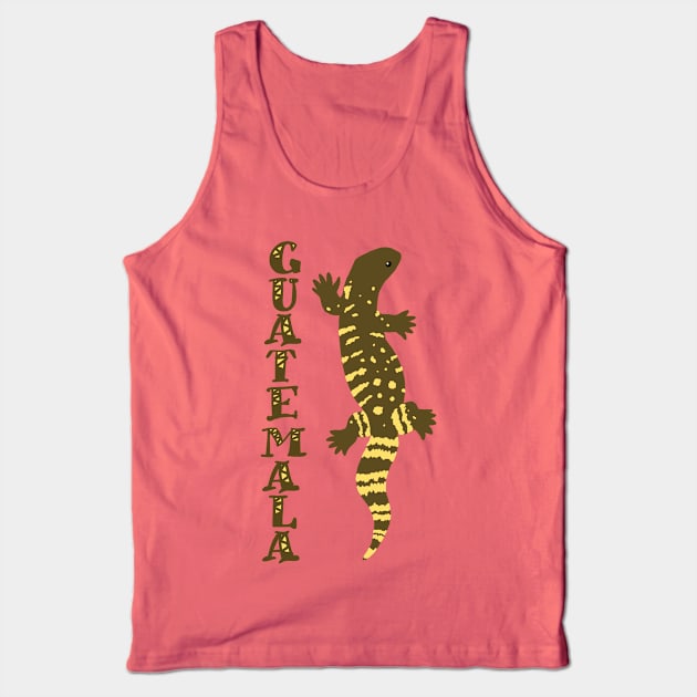 Beaded Lizard Guatemala Vertical Tank Top by SNK Kreatures